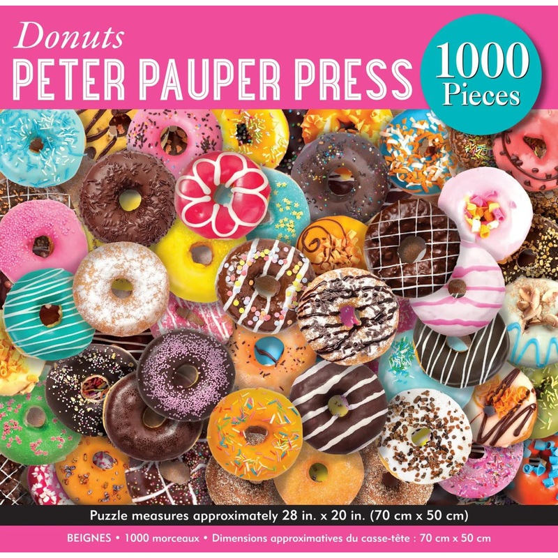 Peter Pauper Donuts 1000pc Puzzle