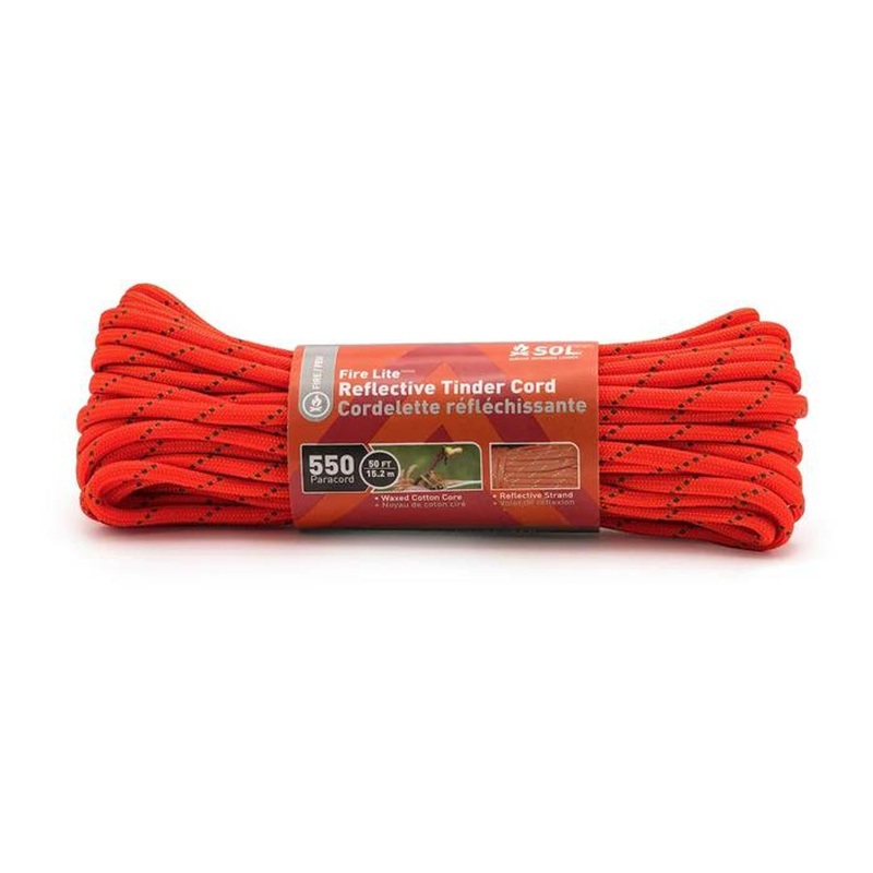 Survive Outdoors Longer (sol) 550 Reflective Tinder Cord, 50 ft