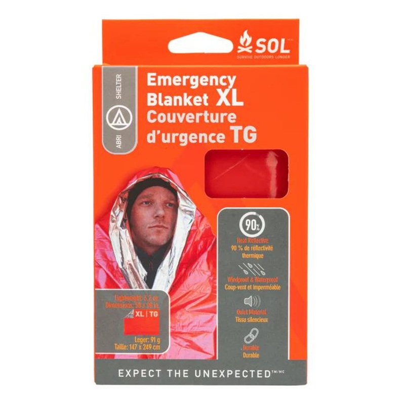 Survive Outdoors Longer (sol) Emergency Blanket XL