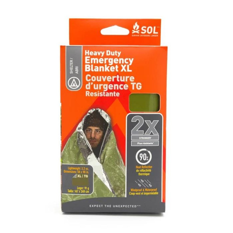 Survive Outdoors Longer (sol) Heavy Duty Emergency Blanket