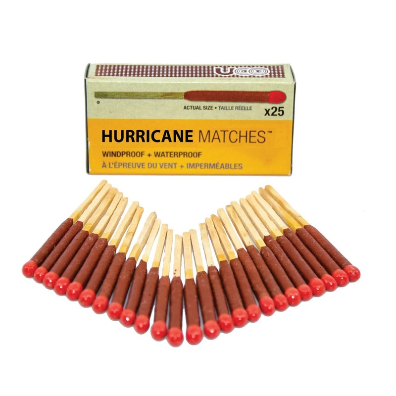 Uco Hurricane Matches – 25 count