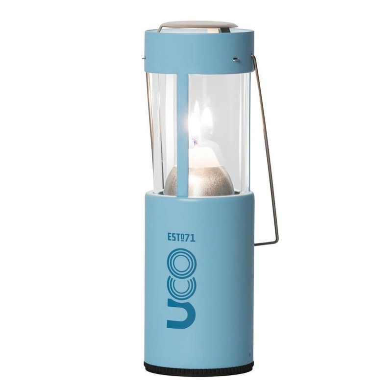 Uco Original Candle Lantern – Painted Aluminum Glacier Blue