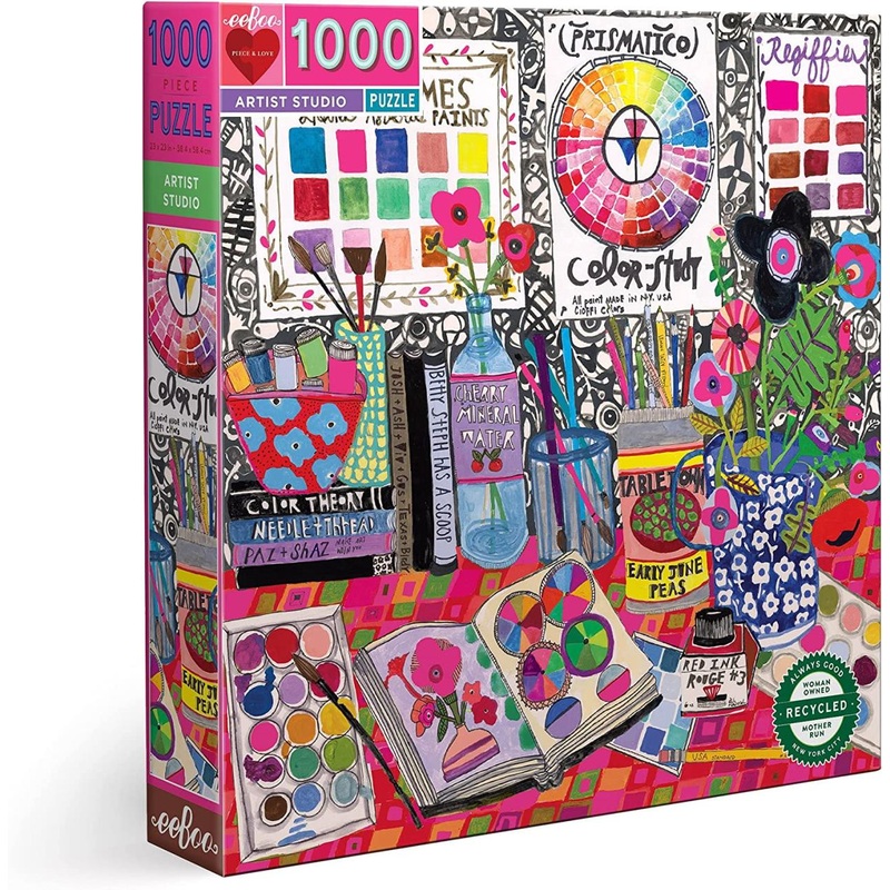 Eeboo Artist Studio 1000pc Puzzle
