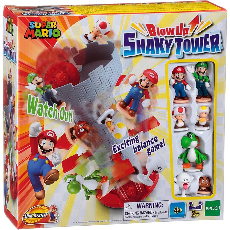 Epoch Everlasting Super Mario Blow Up Shaky Tower