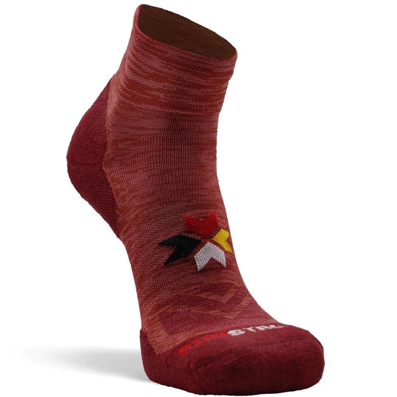 Fox River Mills Inyanka Medium Weight Quarter Crew Running Sock Red