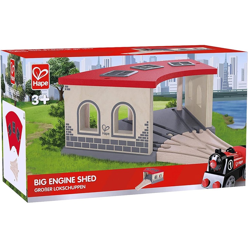 Hape International Big Engine Shed