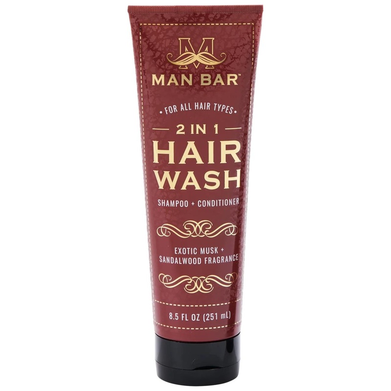 San Francisco Soap Company 2-in-1 Hair Wash – Exotic Musk & Sandalwood