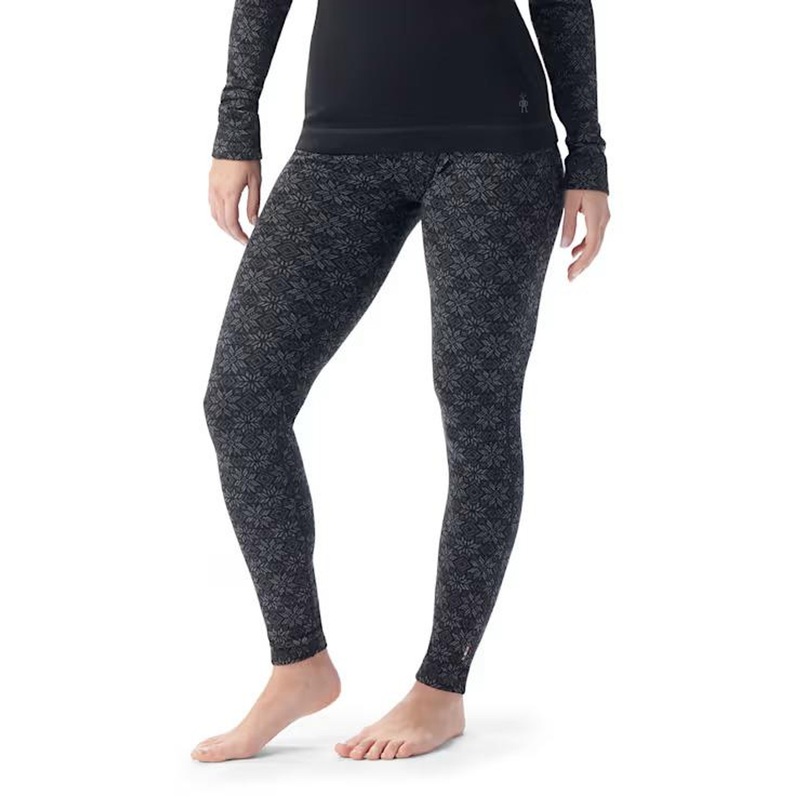 Smartwool Women’s Classic Thermal Merino Base Layer Bottom – Black Digi Snow