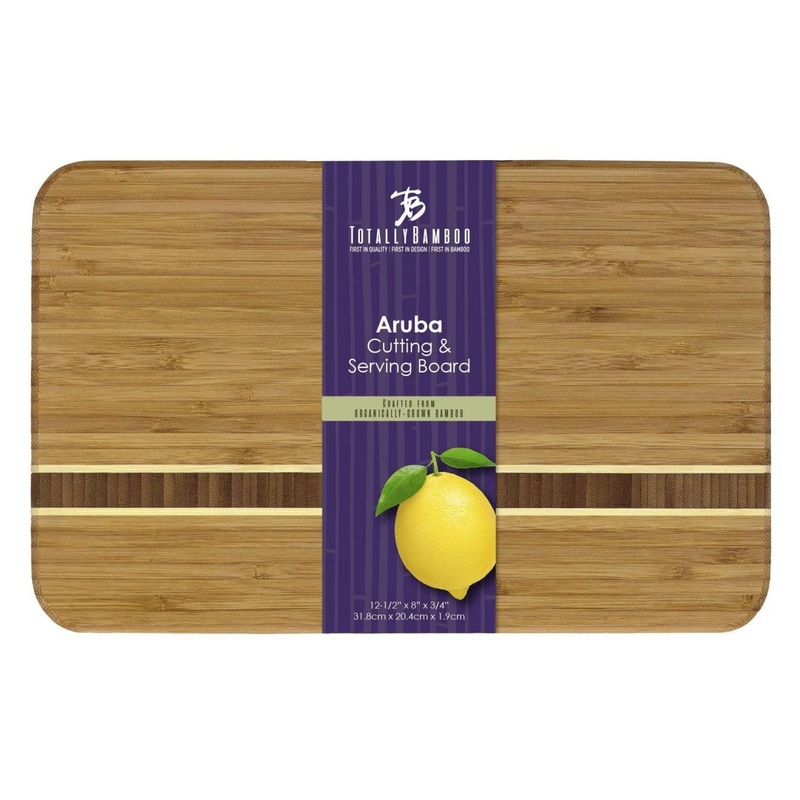Totally Bamboo Aruba Serving and Cutting Board – 12-1/2″ x 8″