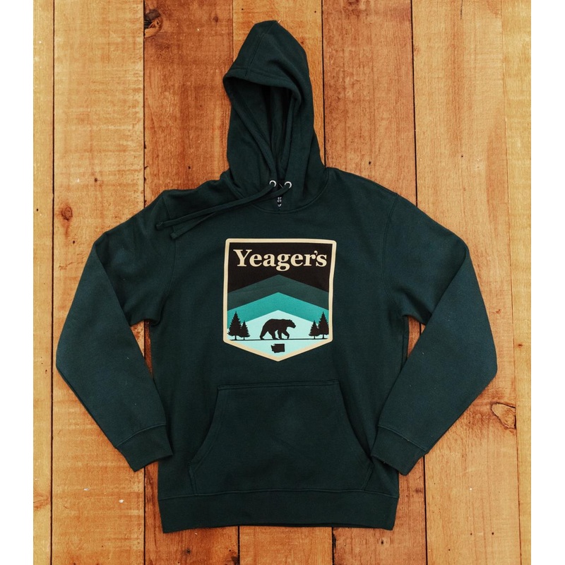 Brist Yeagers Retro Logo Sweatshirt – Forest Green