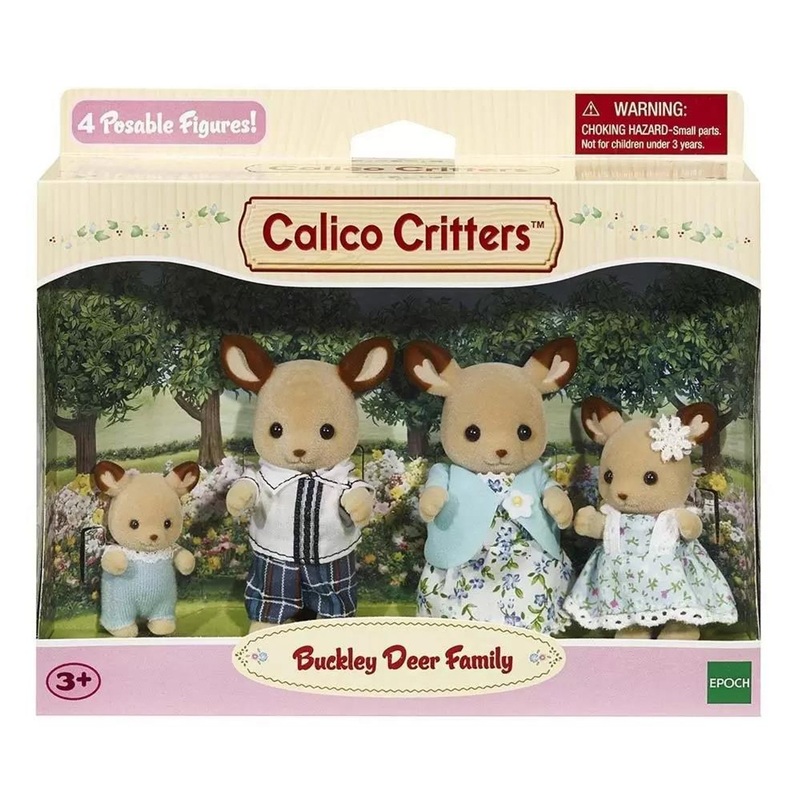 Epoch Everlasting Calico Critter Buckley Deer Family