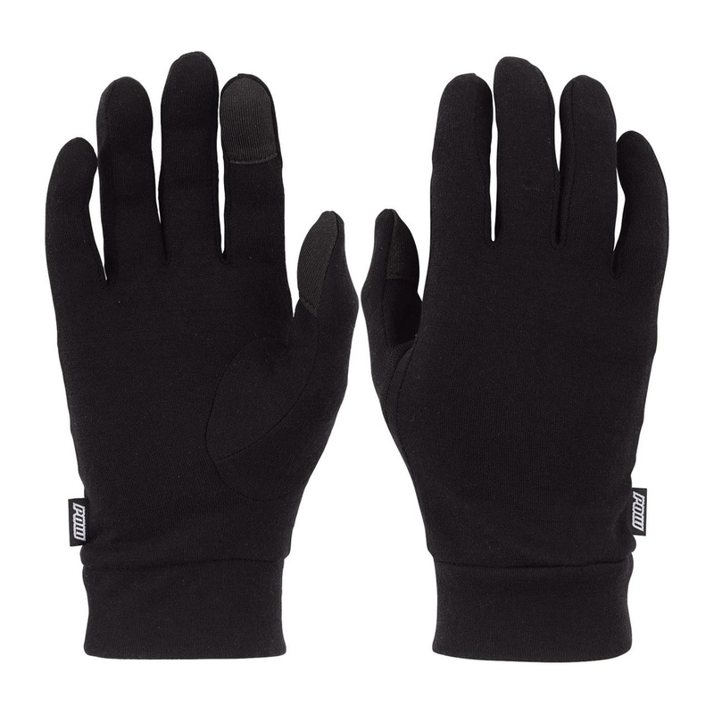 Pow Gloves Merino Liner – Black