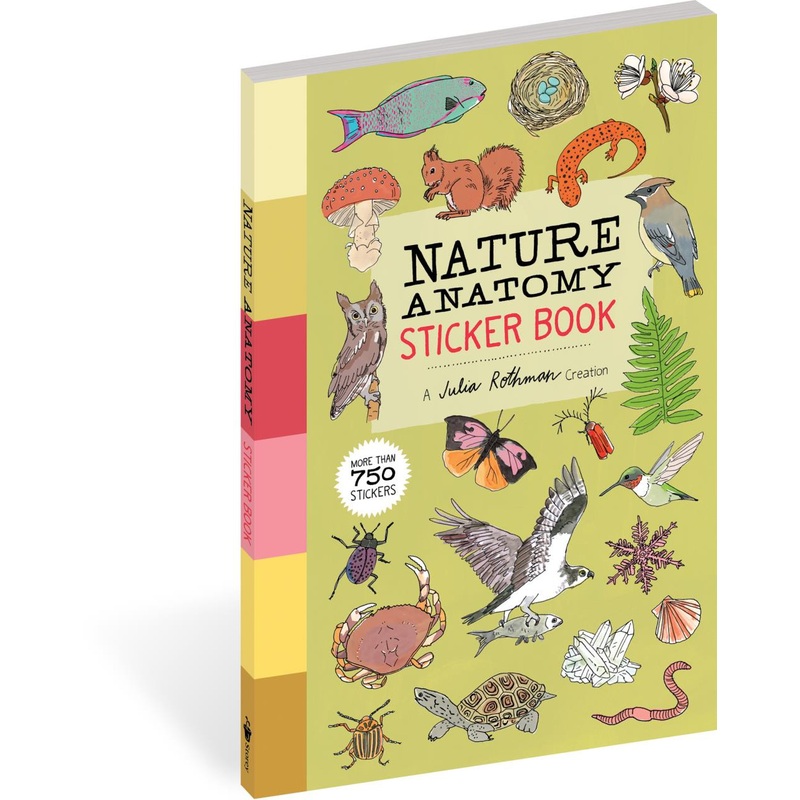 Workman Publishing Nature Anatomy Sticker Book