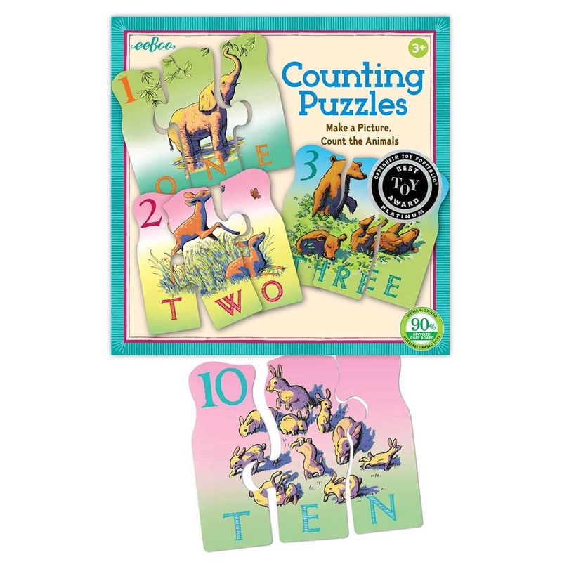 Eeboo Animal Counting Puzzle