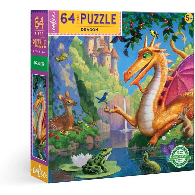 Eeboo Dragon 64pc Puzzle