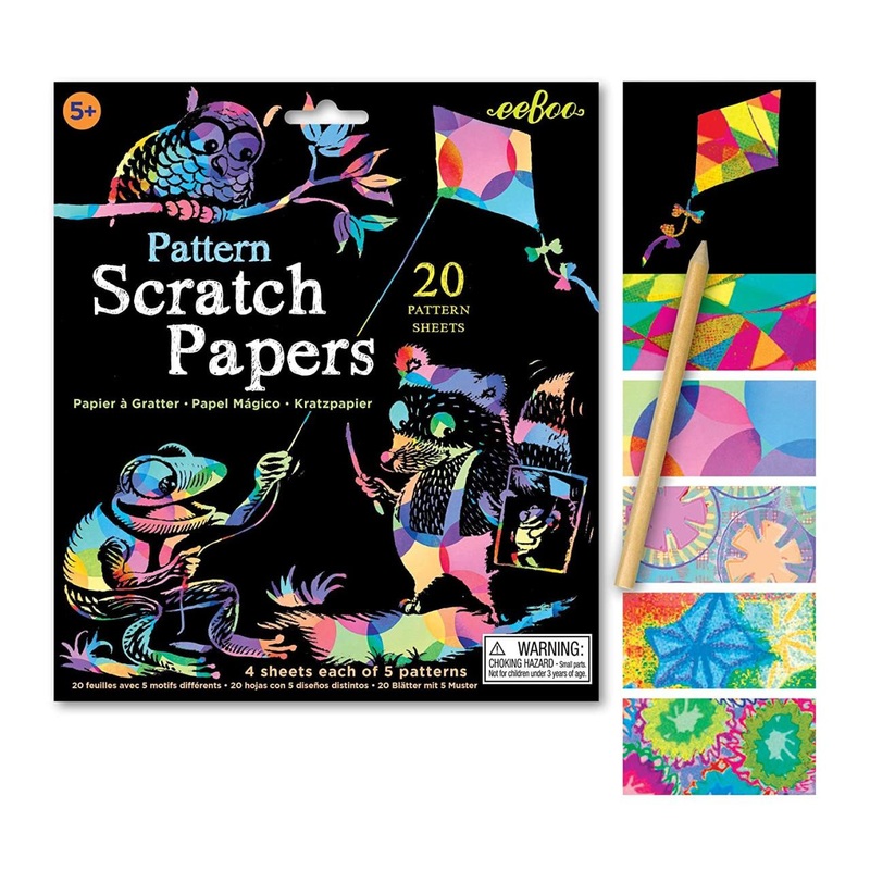Eeboo Pattern Scratch Paper