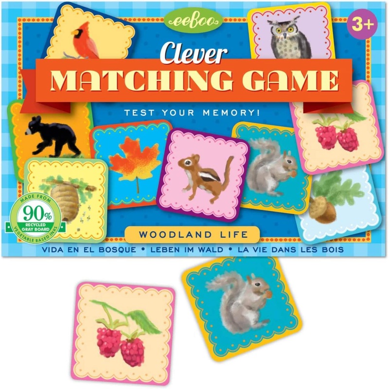 Eeboo Woodland Matching Game