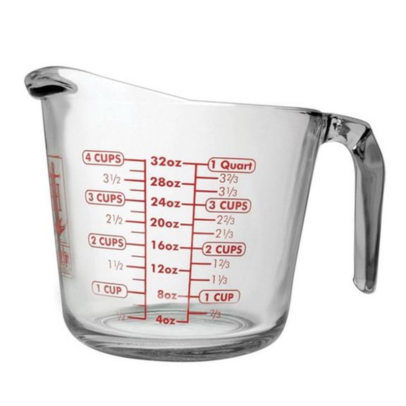 Fox Run Brands Anchor 4-Cup Fire King Measuring Cup