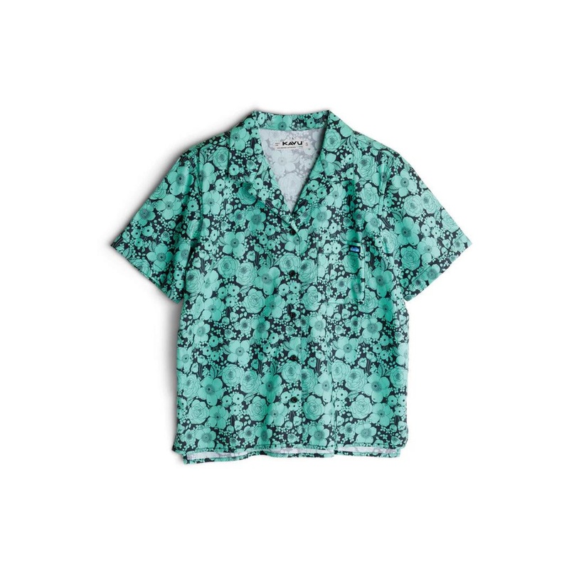 Kavu Cedar Springs Shirt – Green Bloom