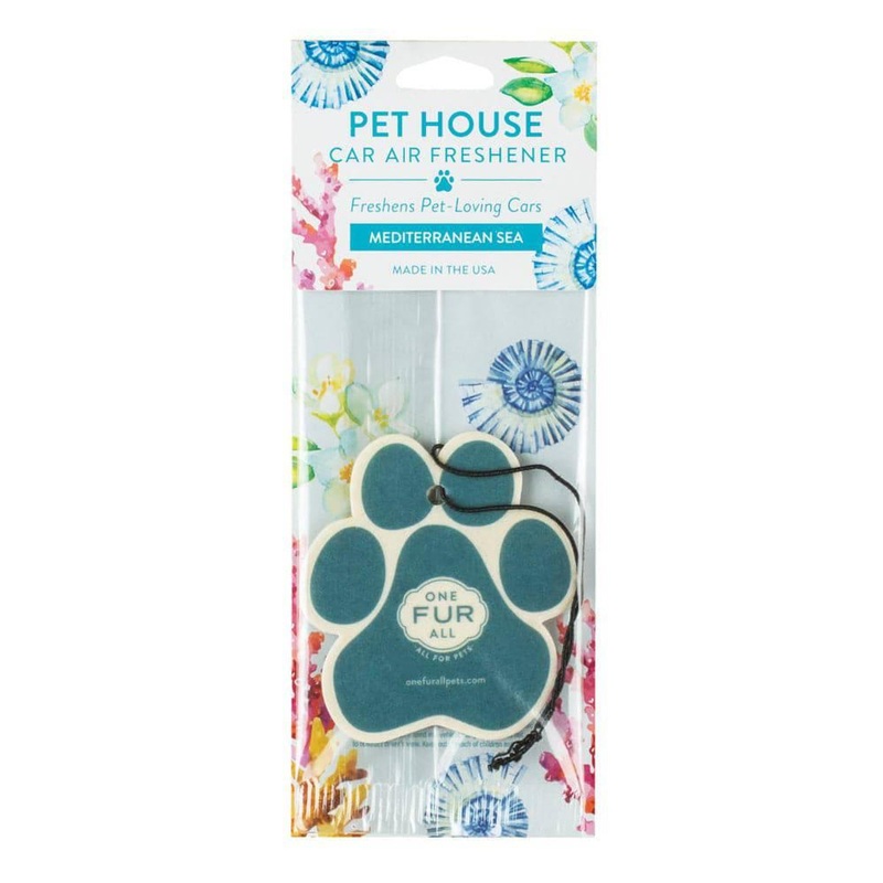 One Fur All By Pet House Mediteranean Sea Car Air Freshener