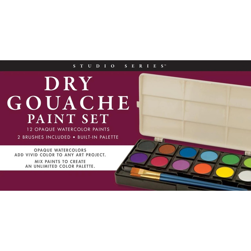 Peter Pauper Dry Gouache Paint Set