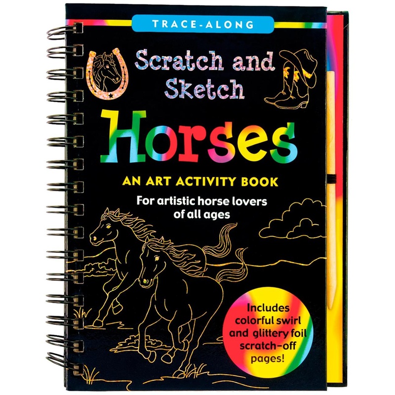 Peter Pauper Horses Scratch & Sketch