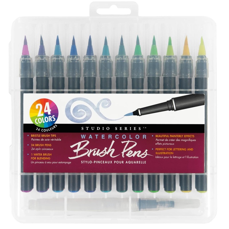 Peter Pauper Watercolor Brush Marker Pens