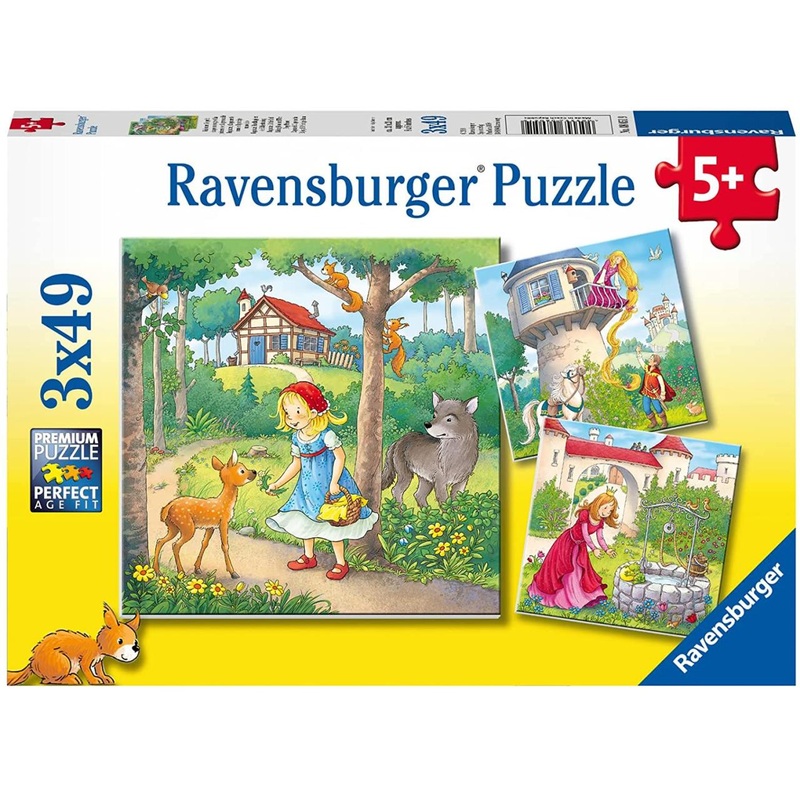 Ravensburger Rapunzel,riding Hood,king Frog