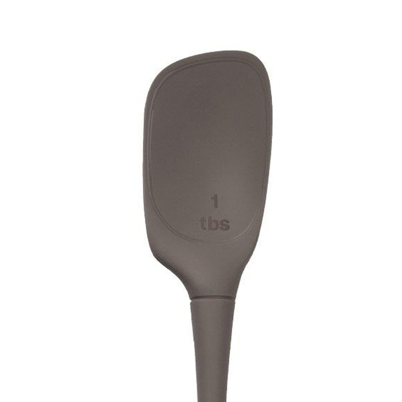 Tovolo Flex-Core All Silicone Deep Spoon Charcoal