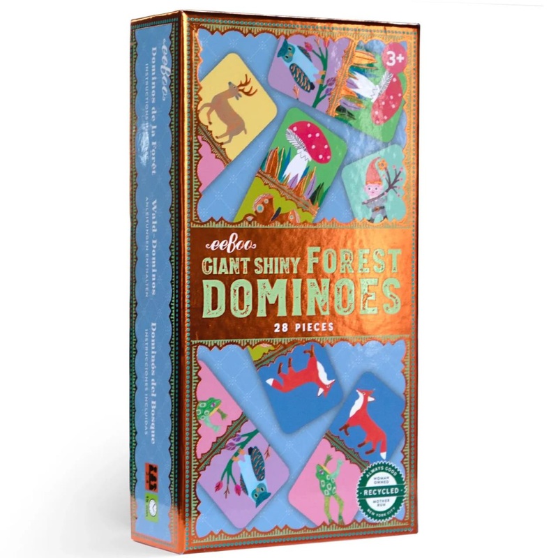 Eeboo Giant Shiny Forest Dominoes