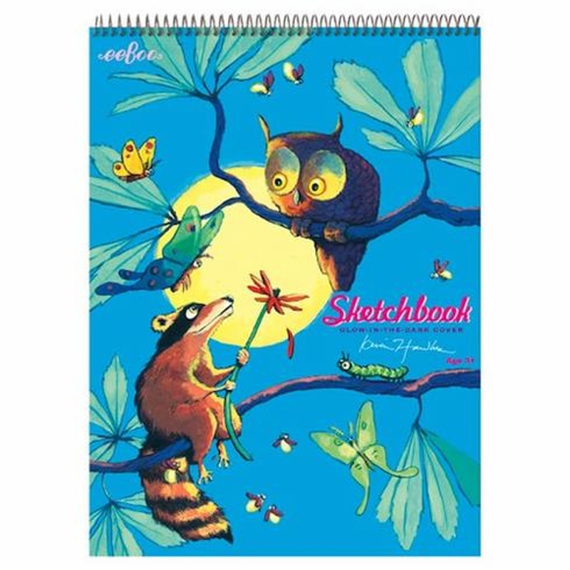 Eeboo Raccoon And Owl Sketchbook