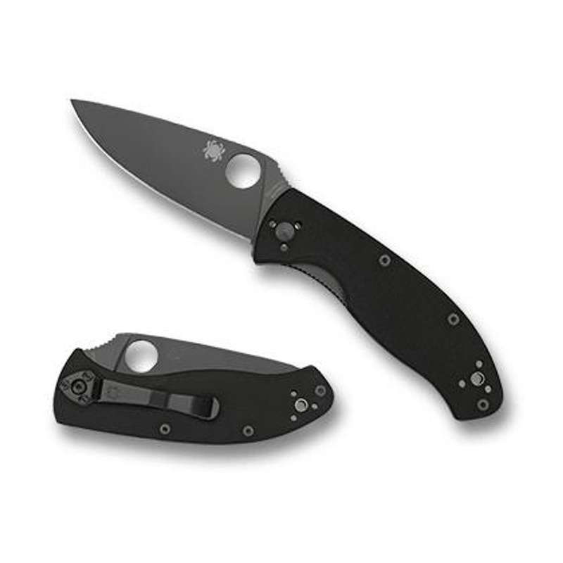 Spyderco TENACIOUS G-10 BLACK / BLACK BLADE