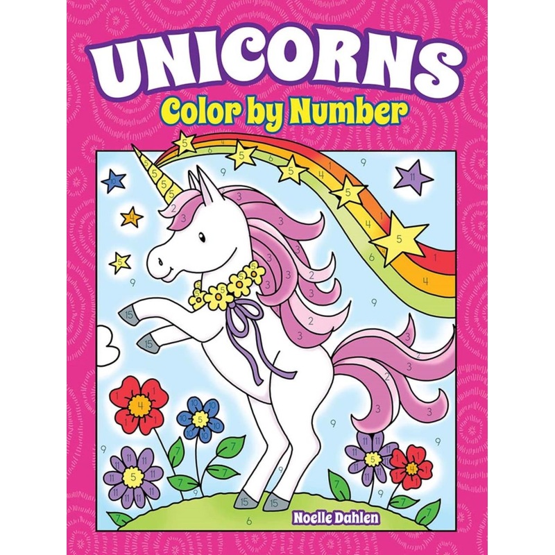 Dover Publications Unicorn Color By Number