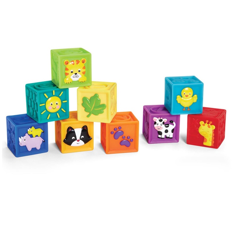Epoch Everlasting Squeak’n Stack Blocks