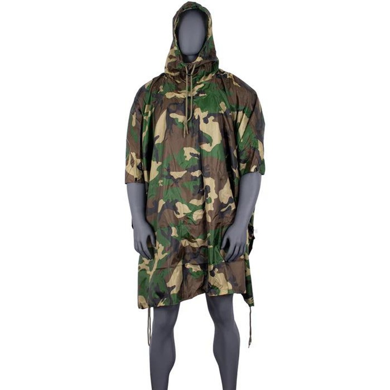 Fox Outdoor Products Ripstop Poncho – Woodland Camo