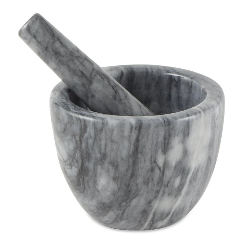 Rsvp Grey Marble Mortar & Pestle