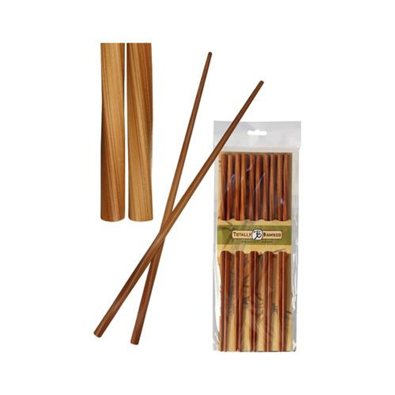 Totally Bamboo 5 Count, 9.75″ Bamboo Twist Chopsticks