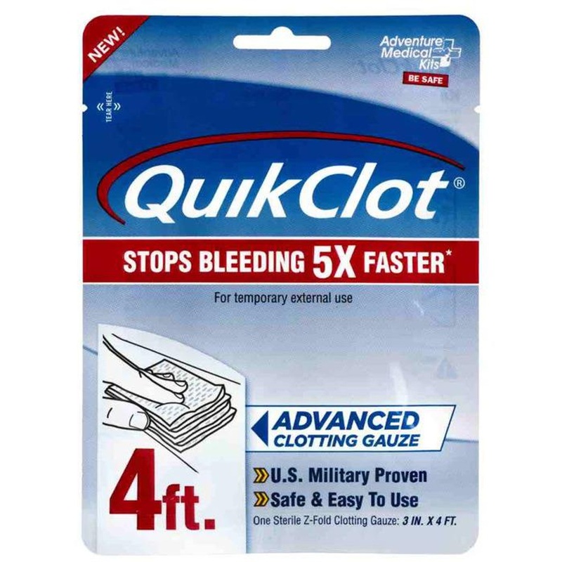 Adventure Medical QuikClot Gauze 3″ x 4′