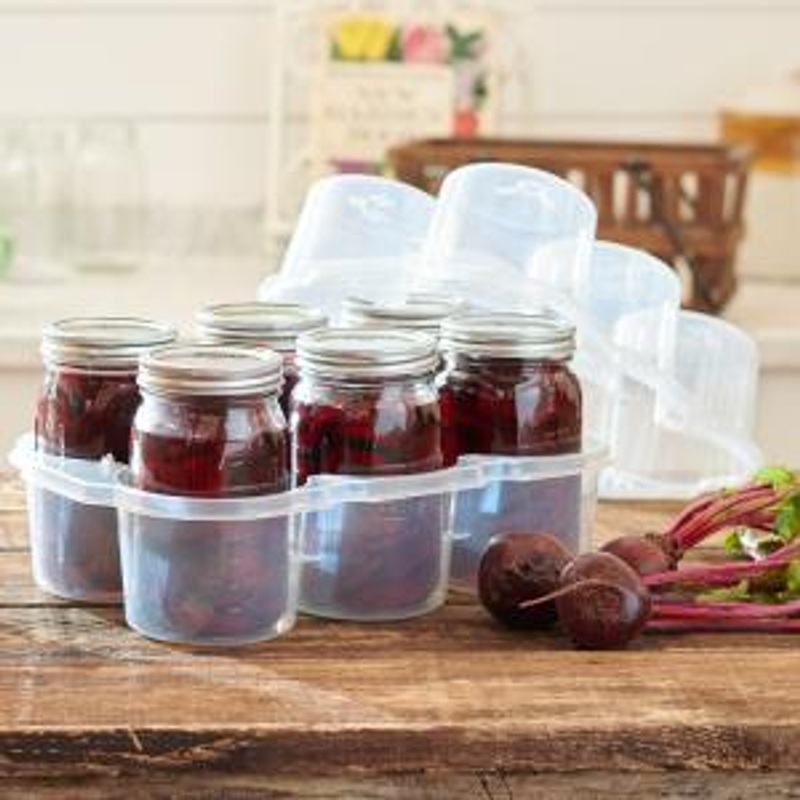 Lem Canning SafeCrate 6-Pack for Quart Jars