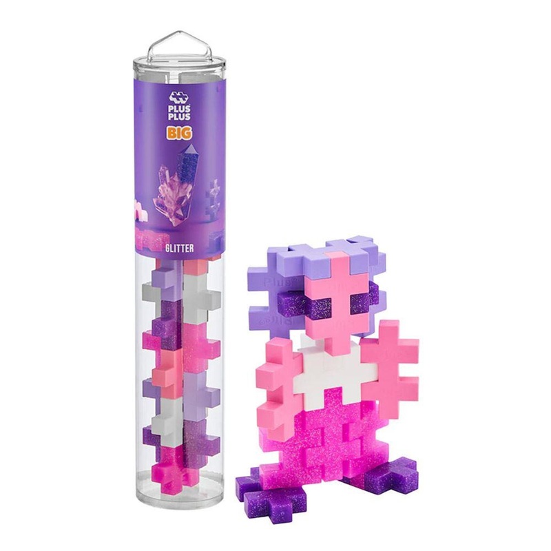Plus Plus Big 15pc Tube – Glitter