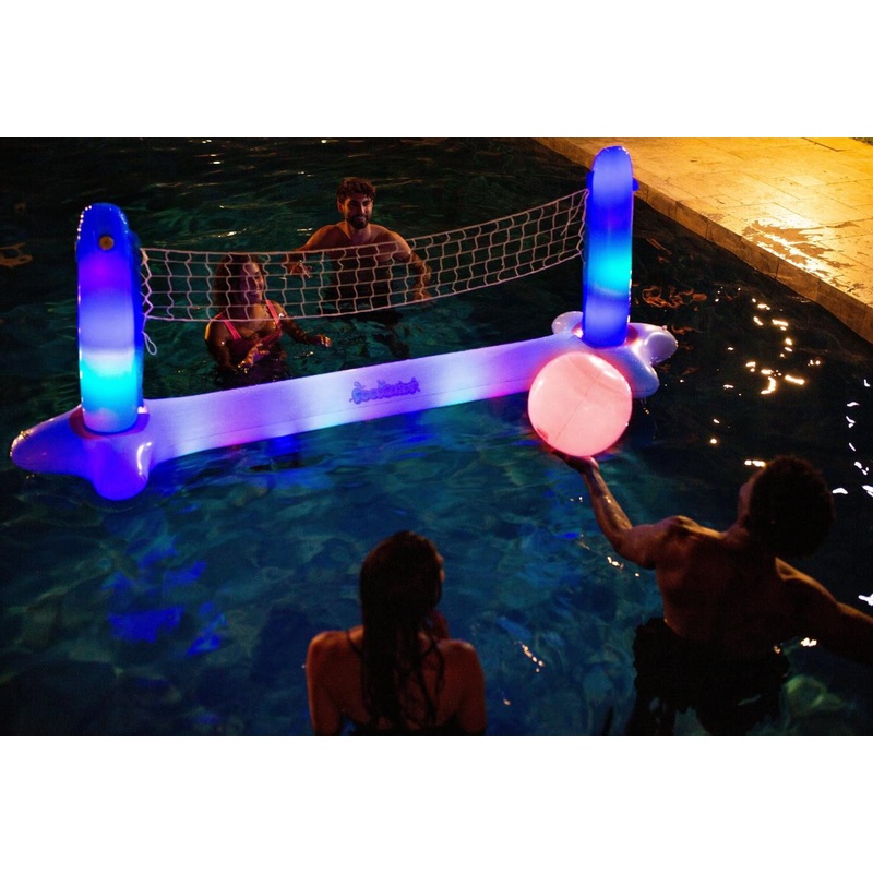 B&d Group Illuminated LED Inflatable Volleyball Set