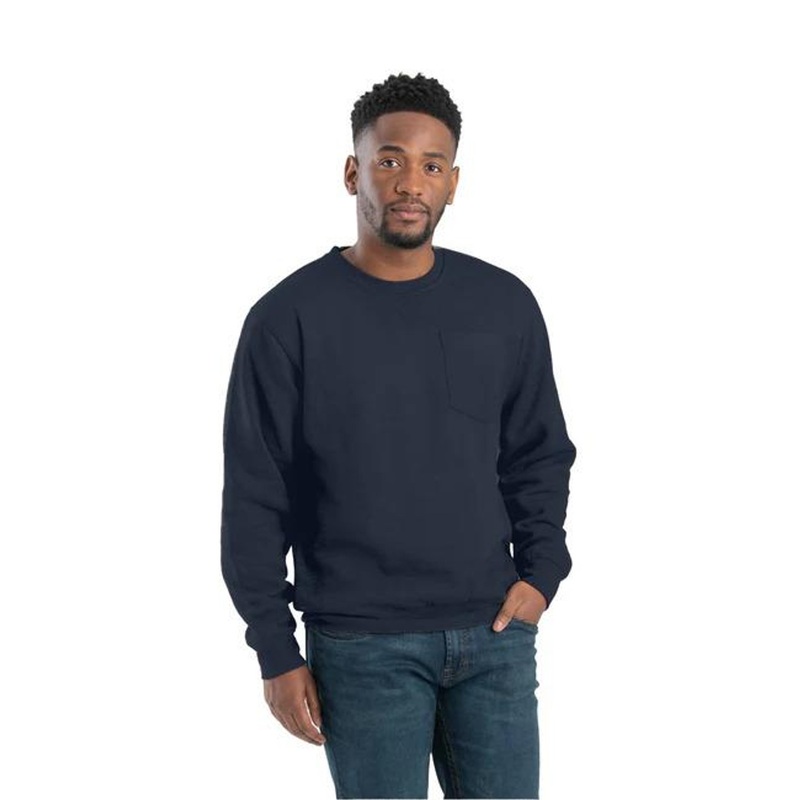 Berne Apparel Heritage Crewneck Sweatshirt – Navy