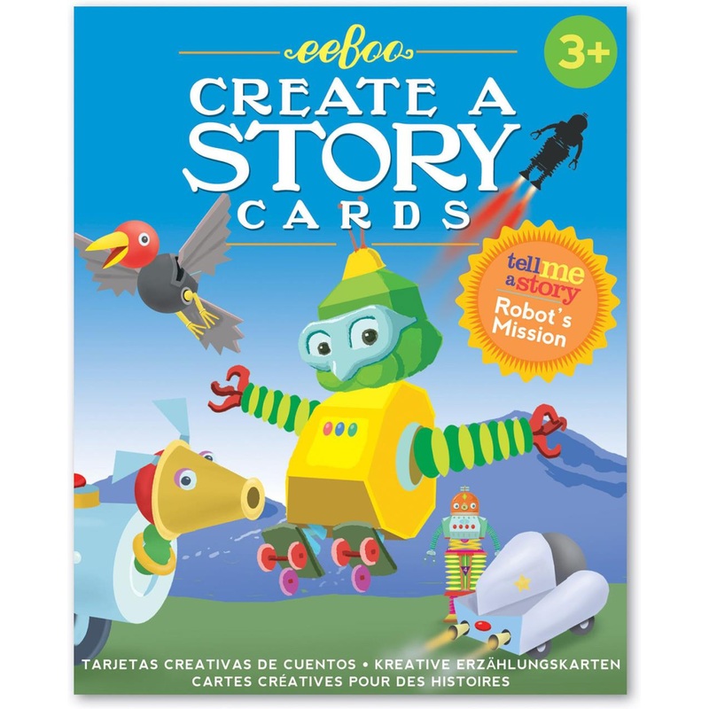 Eeboo Create A Story Cards- Robot’s Mission