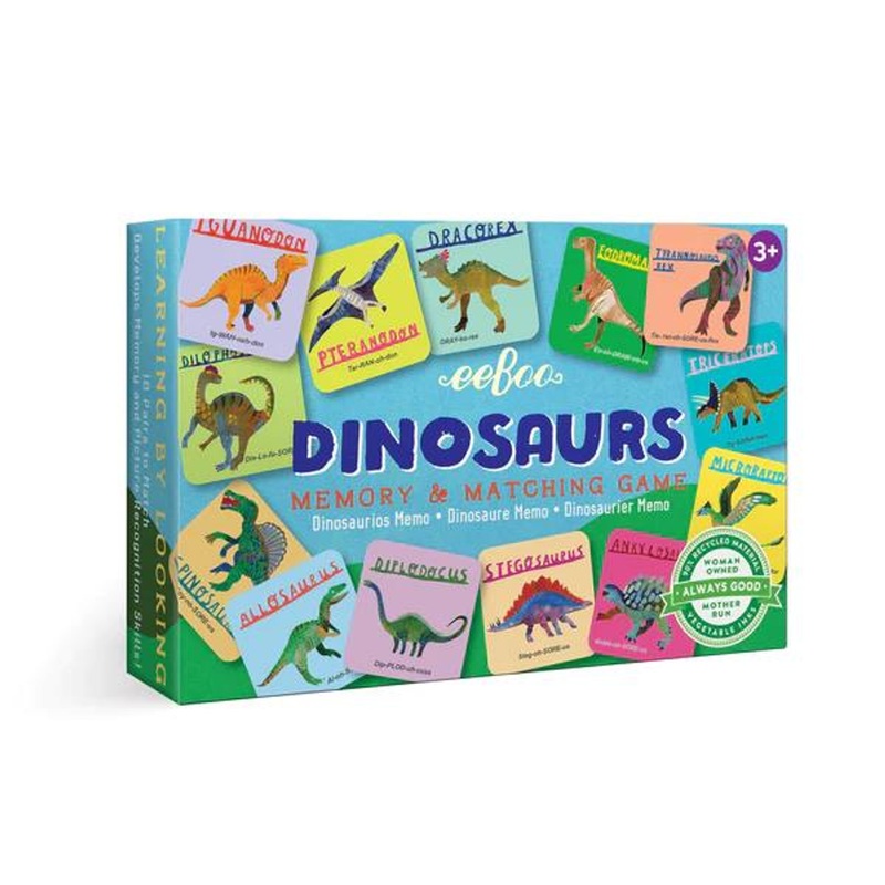 Eeboo Dinosaurs Memory & Matching Game