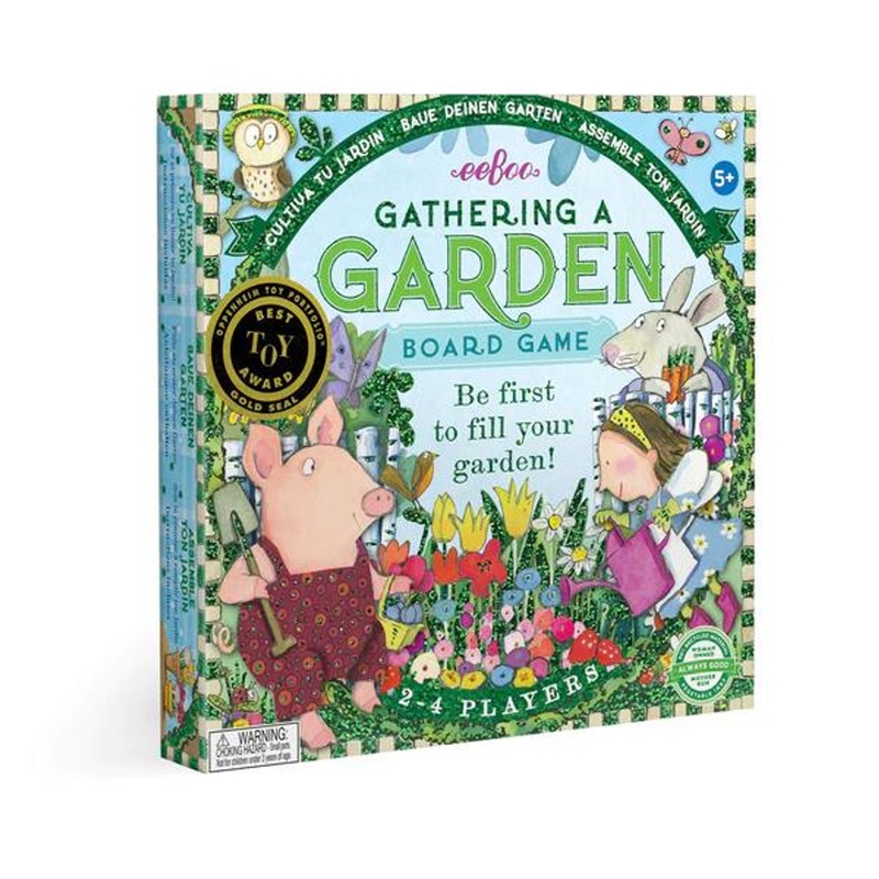 Eeboo Gathering A Garden Foil Board