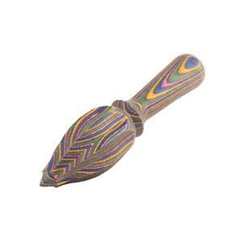 Island Bamboo 6″ Rainbow Pakkawood Lemon Reamer