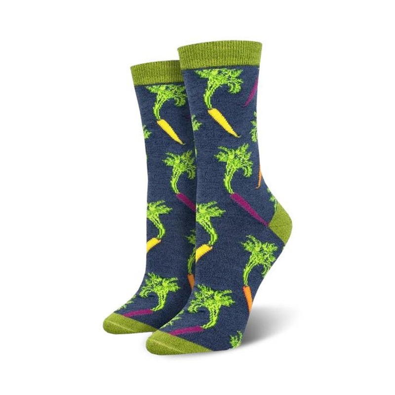 Socksmith Carrot Rainbow Socks – Navy Heather