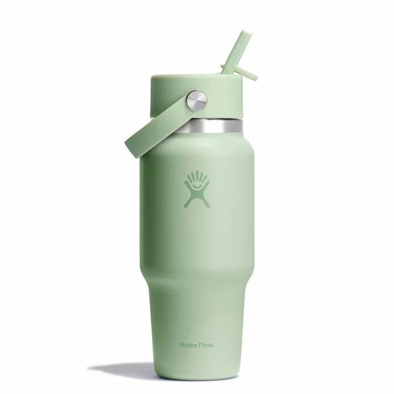 Hydro Flask 24 oz Wide Mouth Travel Bottle with Flex Straw Cap – Aloe