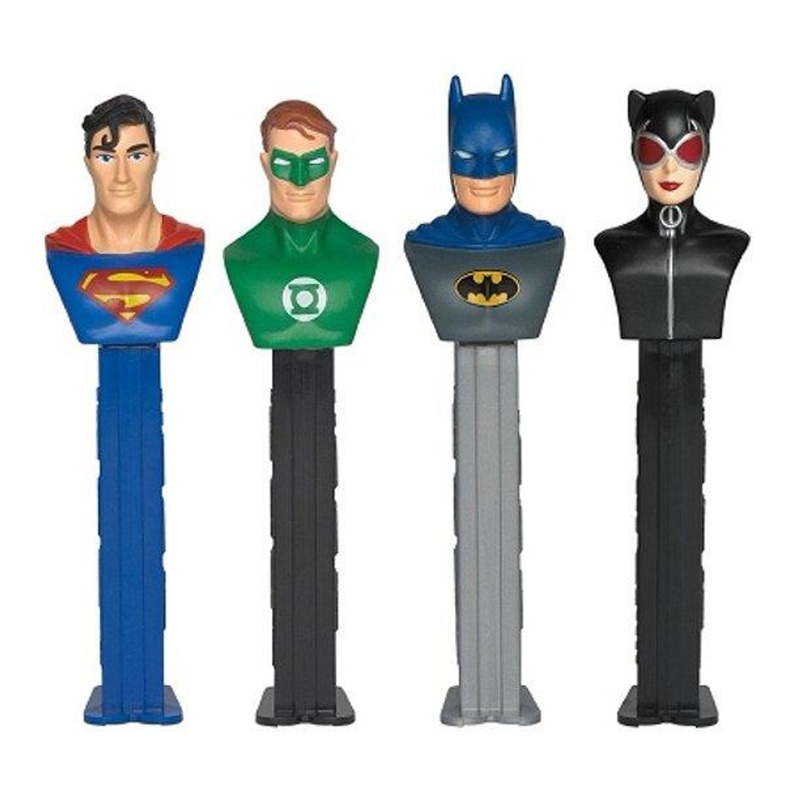 Pez Candy Assorted Batman/Superman Characters