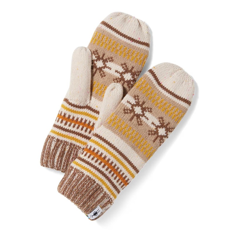Smartwool Chair Lift Mitten – Almond Donegal